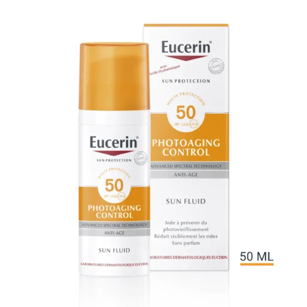 Eucerin Sun Protection Photoaging Control Fluide Solaire Anti-Âge Spf50 – 50ml
