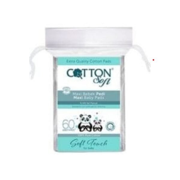 COTTON SOFT MAXI BABY PADS 100% 60 UNITES