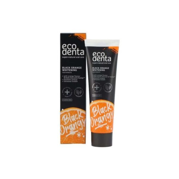 ECODENTA DENTIFRICE BLANCHISSANT AU CHARBON ACTIF ET ORANGE 100 ML