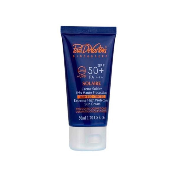 Paul De Vartens Crème Solaire Teintée SPF50+ – Protection Anti-Âge & Teint Lumineux – 50ml