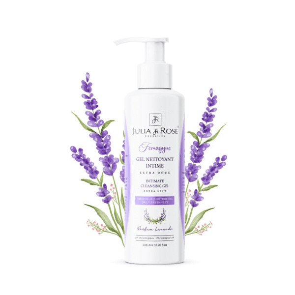 JULIA & ROSE COSNUTRA GEL INTIME USAGE QUOTIDIEN PARFUM LAVANDE 200ML